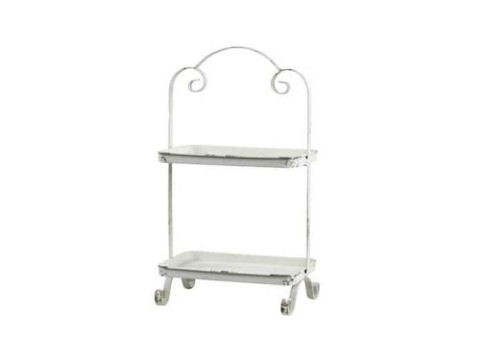 Etagere due piani cm 21,5x13x37h - immagine 2