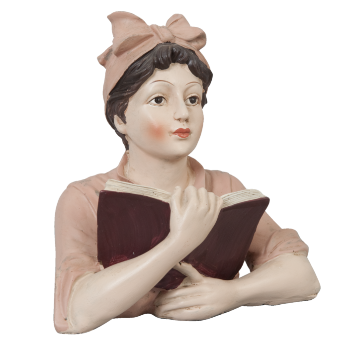 Statuina donna che legge