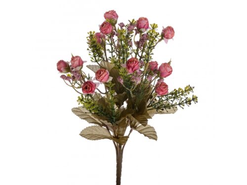bouquet mini rose corallo