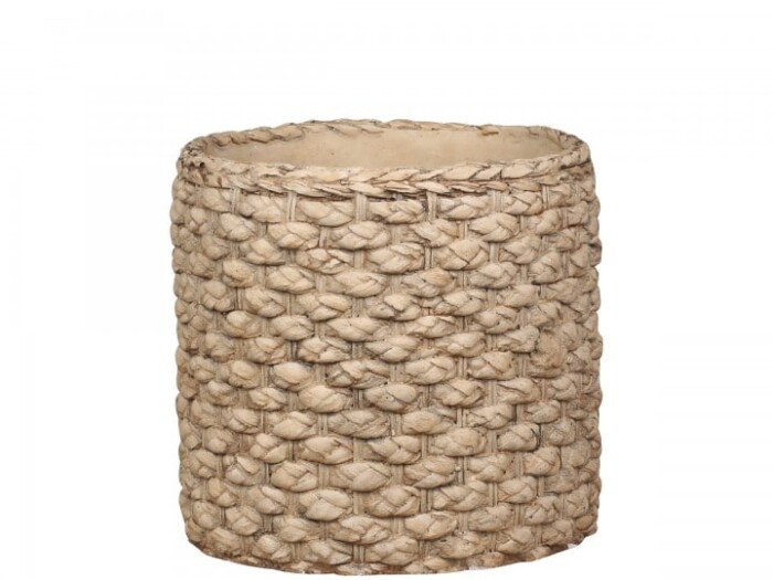 Vaso in cemento cm 18,5x16h