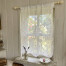 tendina finestra, Atelier Bologna, Made in Italy, Blanc mariclò, Luxury, Shabby Chic