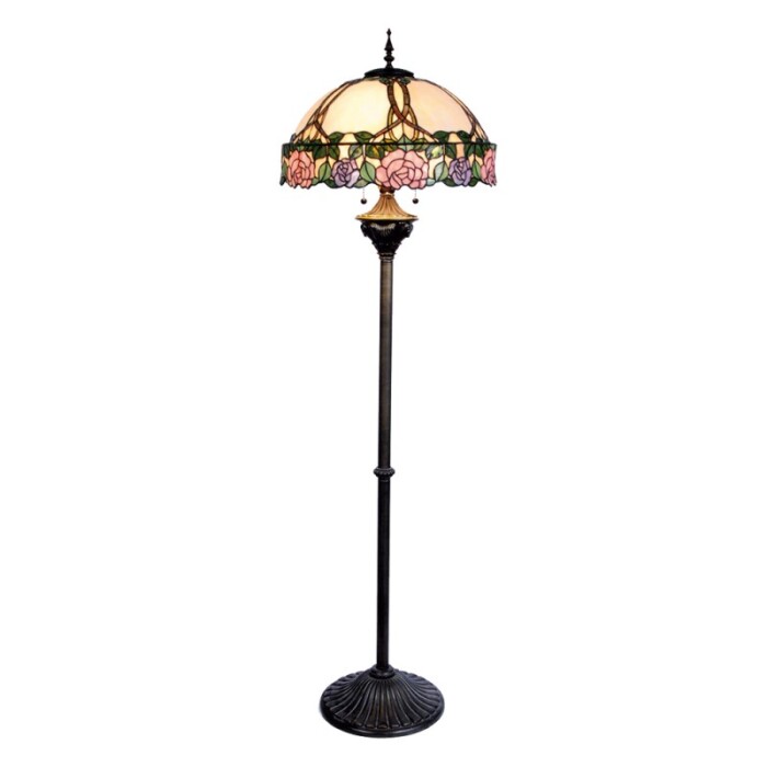 Lampada da terra Tiffany - immagine 2