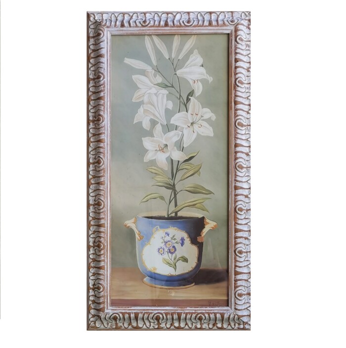 quadro ortensie atelier bologna shabby chic