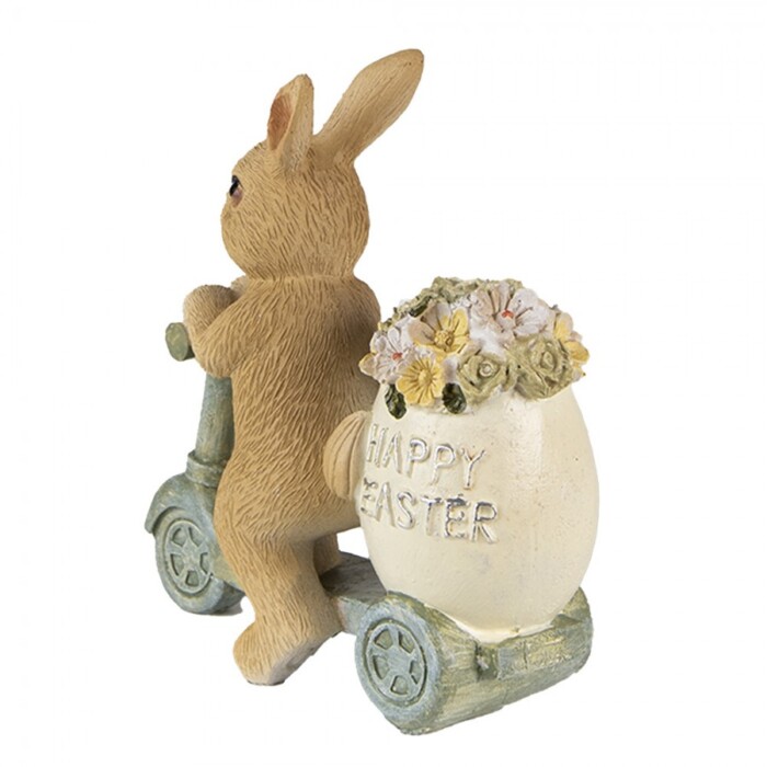 Statuina Coniglietto Happy Easter cm 11h - immagine 3