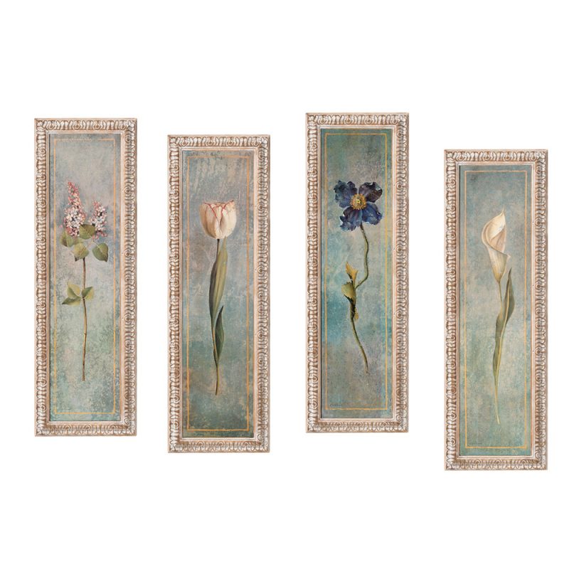 Set 4 quadri cm 28x3x88h