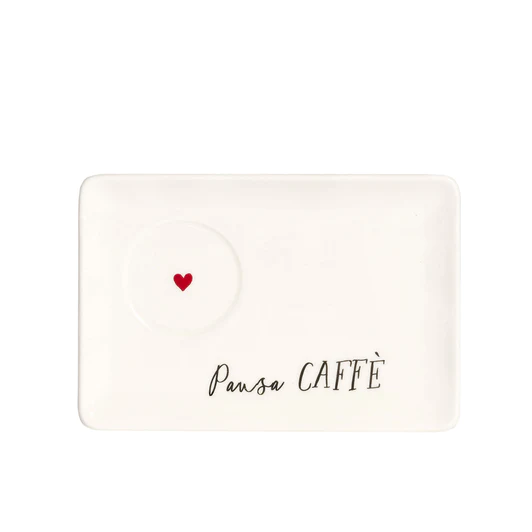 Set 2 piattini Pausa Caffè per tazzine espresso - immagine 2
