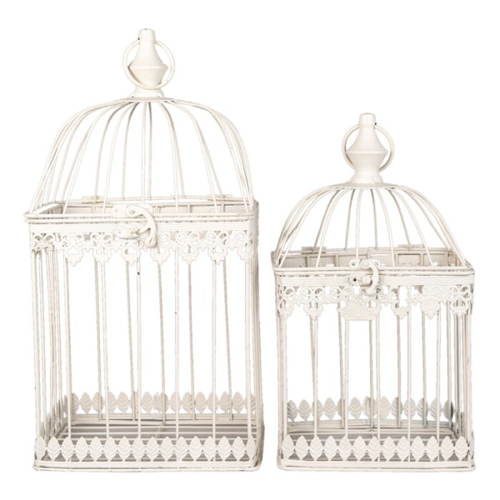 CLAYRE & EEF PROVENCAL SHABBY CHIC CAGE