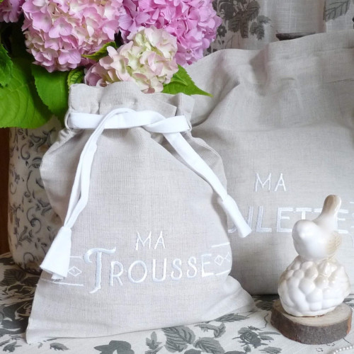 sacchett ma toilette shabby Chic