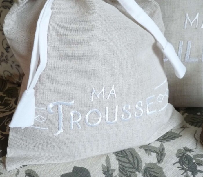 sacchett ma toilette shabby Chic