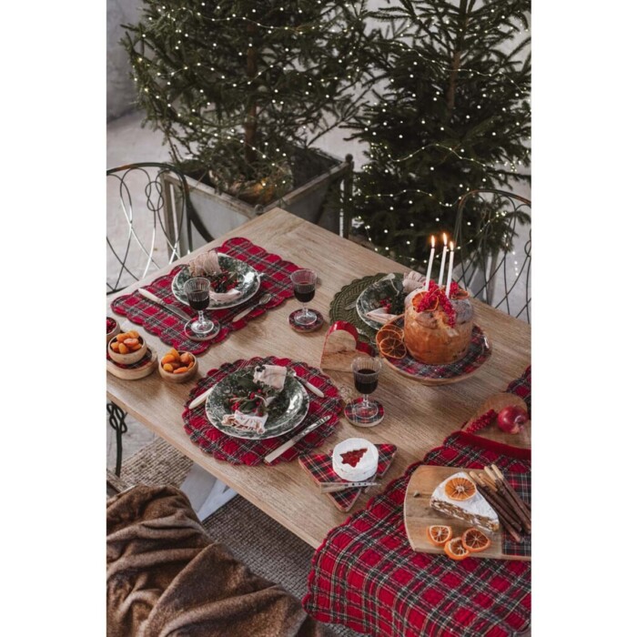 Runner in boutis Tartan cm 45x140 - immagine 2