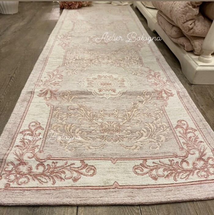 Tappeto cm 55x240 Rosa Polvere - immagine 2