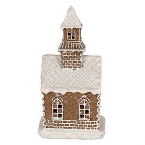 Casetta Pan di Zenzero con Led cm 13x11x25h - immagine 4