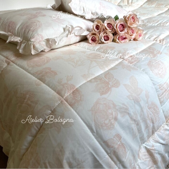 Cuscino cm 45x45 Fiori Rosa - immagine 6