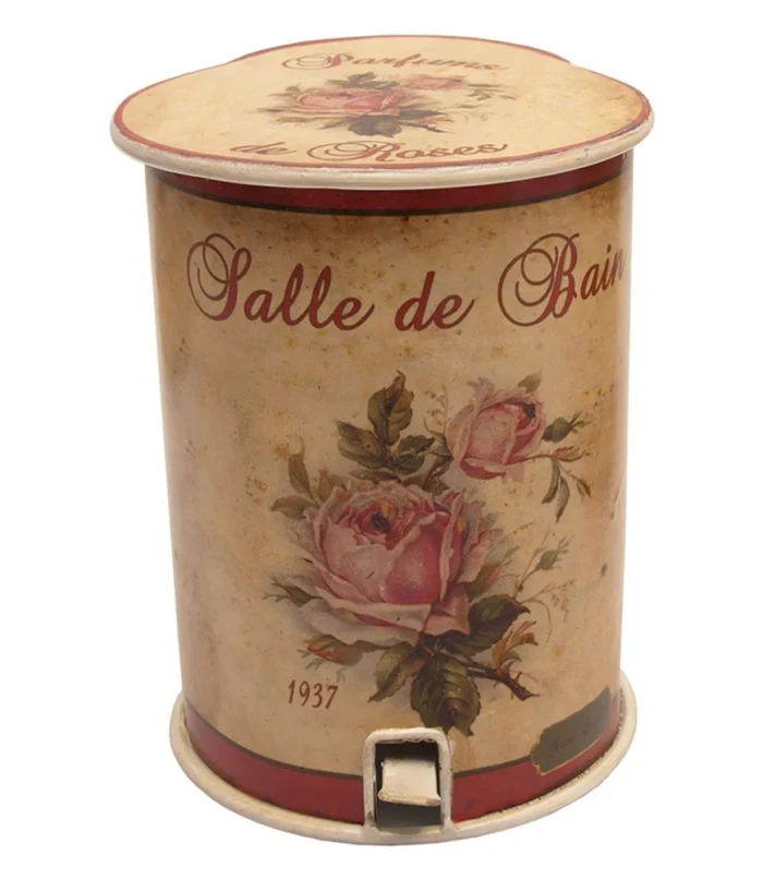 BIDONCINO A PEDALE SHABBY CHIC ATELIER BOLOGNA