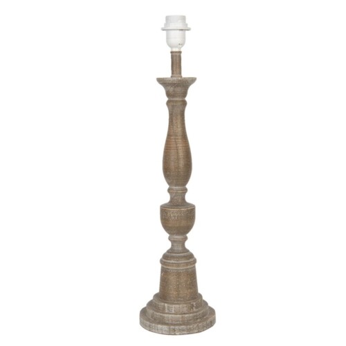 BASE LAMPADA IN LEGNO CLAYRE E EEF ATELIER BOLOGNA SHABBY CHIC
