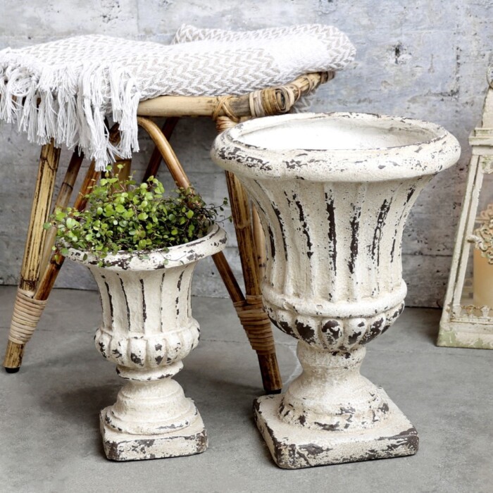 Vaso in resina - chic antique - atelier bologna - shabby chic