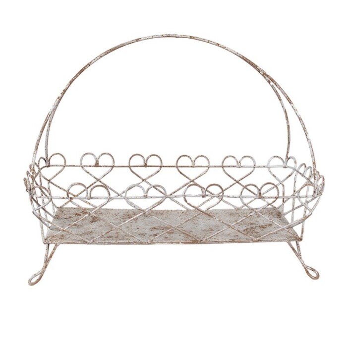 alzata in ferro, clayre e eef, atelier bologna, shabby chic