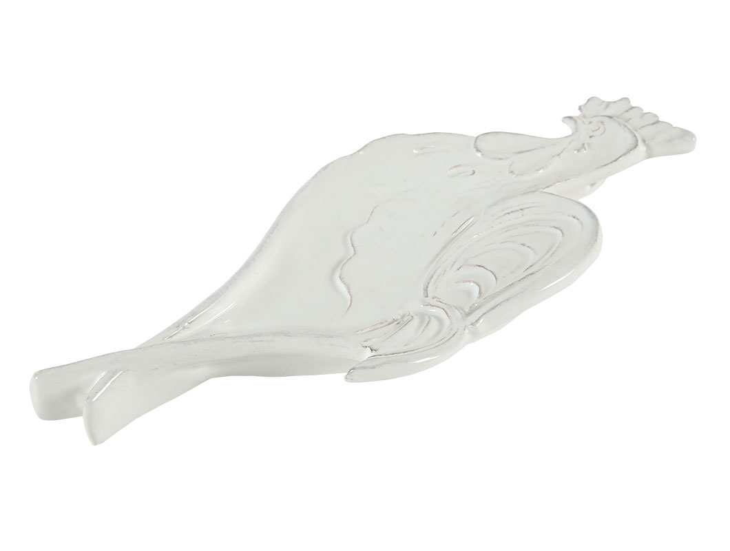 Poggiamestoli galletto Bianco cm 26 - immagine 2