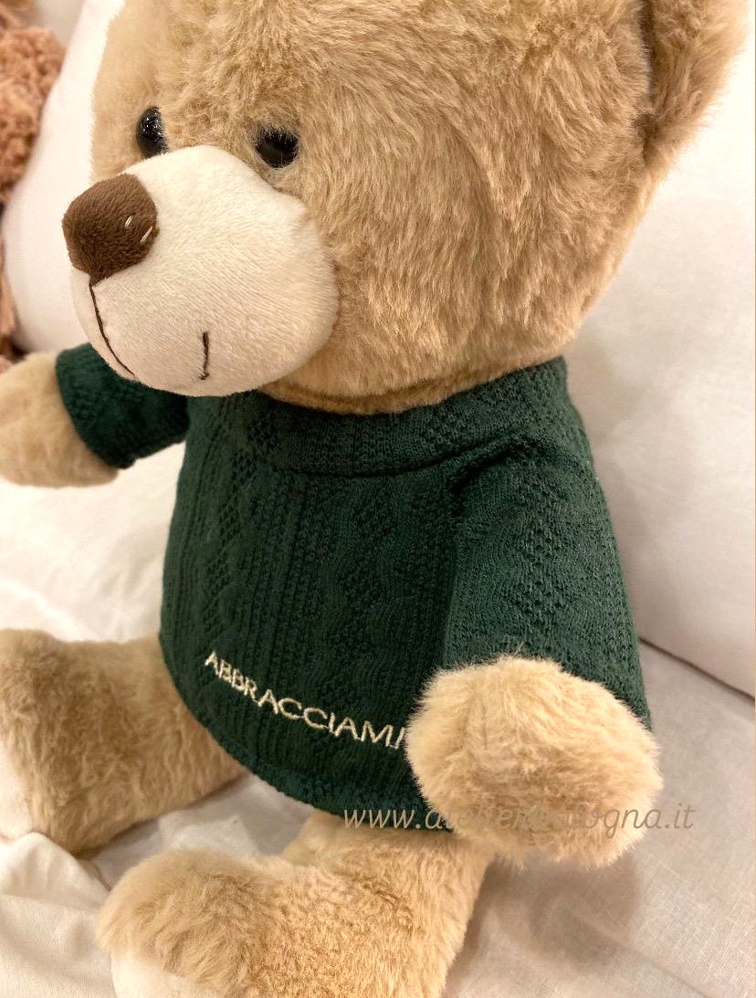 Orsetto Maglioncino Verde - immagine 3