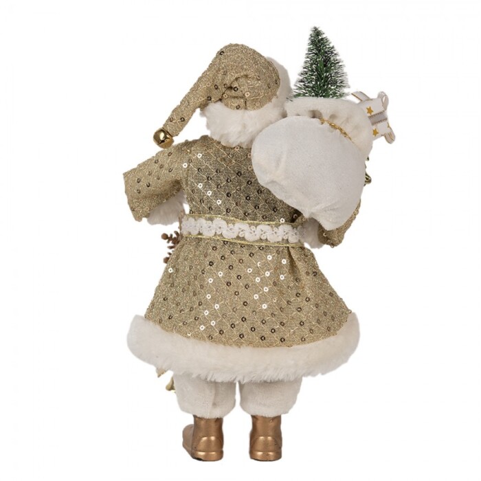 Babbo Natale con cappotto dorato - immagine 4