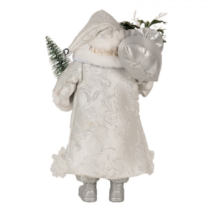 Babbo Natale con cappotto argentato - immagine 4
