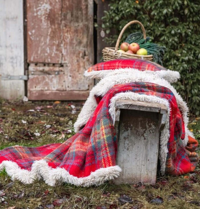 Plaid Sherpa natalizio, Blanc mariclo, Atelier Bologna, Natale