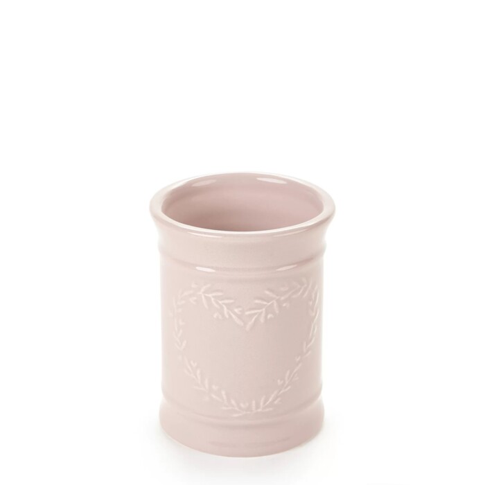 Set bagno cuore 3 pezzi Rosa - immagine 2
