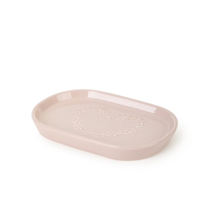 Set bagno cuore 3 pezzi Rosa - immagine 4