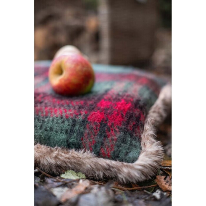 Cuscino tartan natalizio, Blanc mariclo, Atelier Bologna, Natale