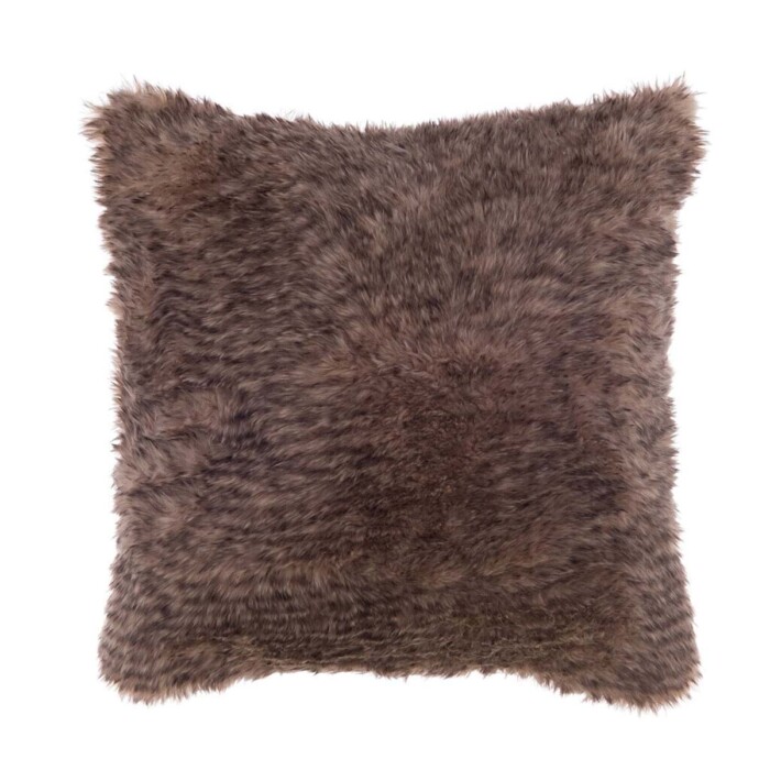Cuscino in Tartan con Eco pelliccia cm 45x45 - immagine 3