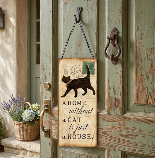 Targa metallo vintage bassotto, Shabby Chic, Luxury