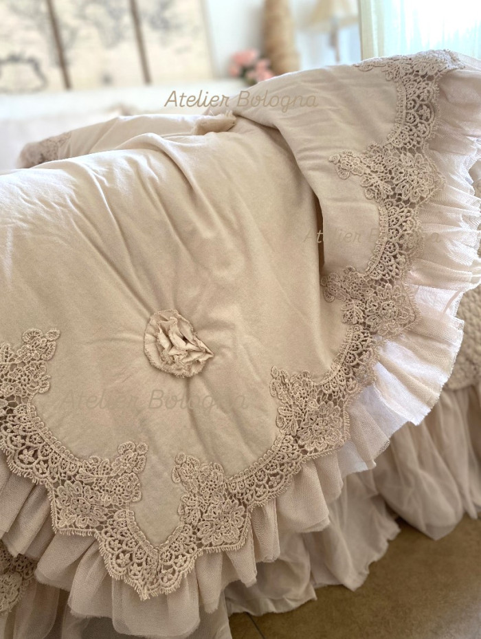 Piumotto imbottito cm 100x200 Beige/Cipria - immagine 8