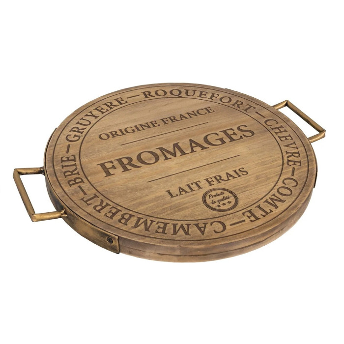 Tagliere in legno d. cm 36 - immagine 2