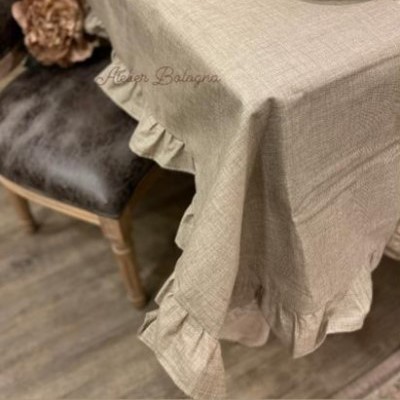 Tovaglia resinata, antimacchia, made in Italy, Atelier Bologna, Blanc mariclò, Opificio dei sogni, Feelum Home inen, Luxury