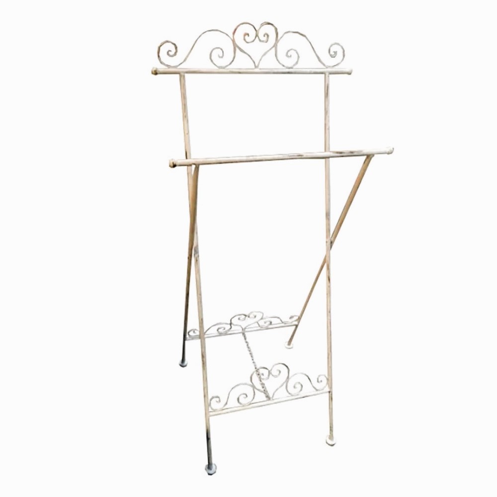 porta asciugamani, shabby chic, servo muto, atelier bologna, Blanc mariclò