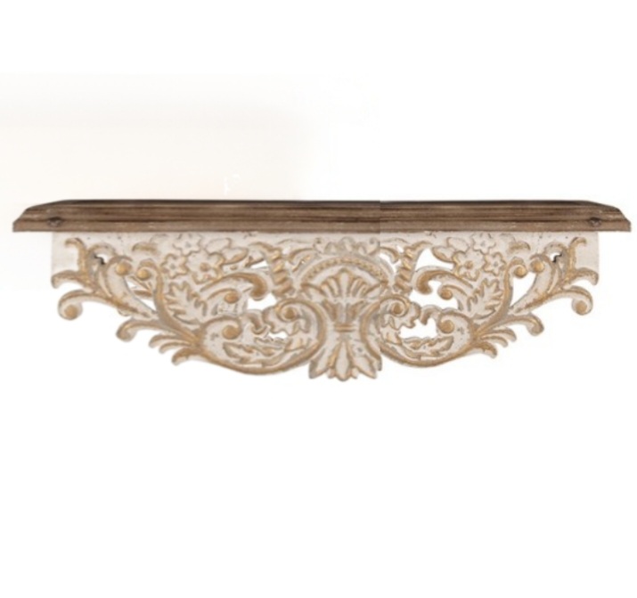 Mensola in legno, Clayre e eef, Atelier Bologna, Shabby Ch