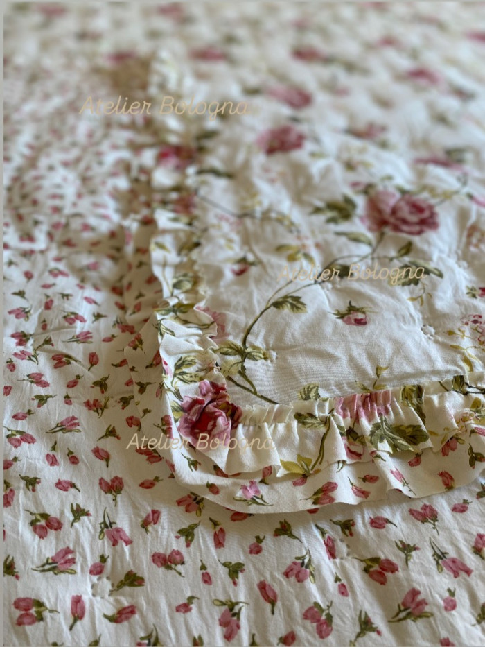 Trapuntino matrimoniale Roses 120gsm - immagine 10