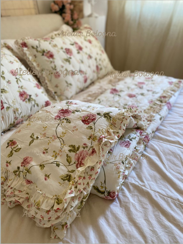 Trapuntino matrimoniale Roses 120gsm - immagine 12