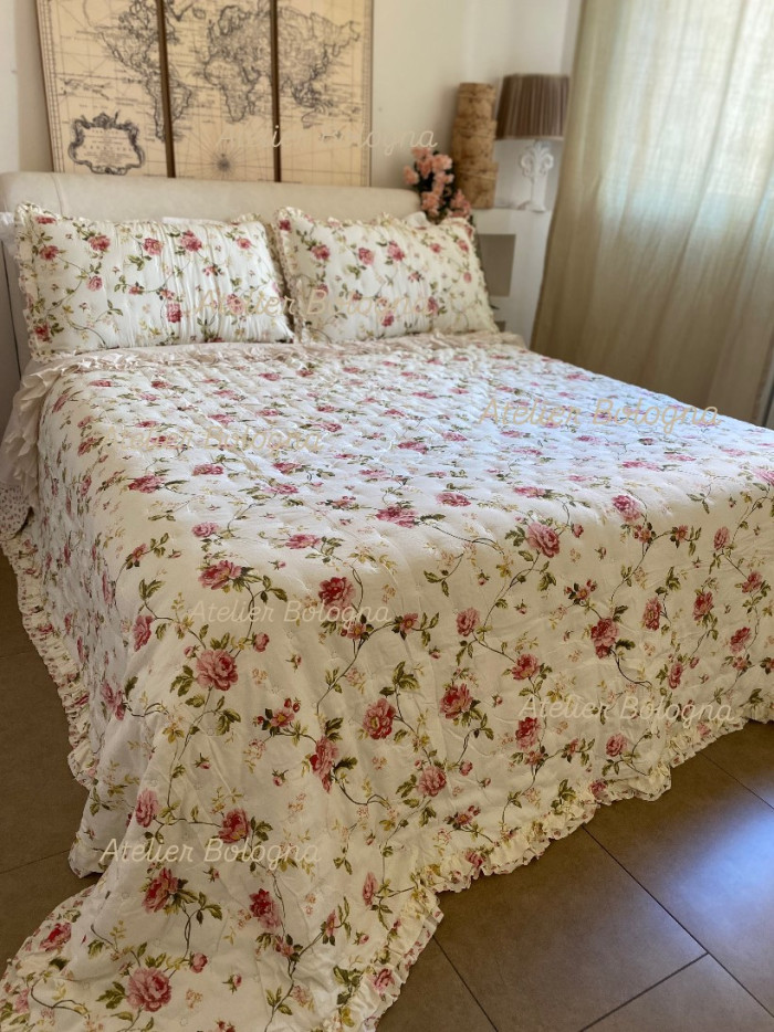 Trapuntino matrimoniale Roses 120gsm - immagine 11