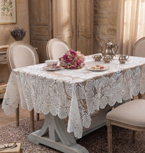 Tovaglia pizzo Atelier Bologna, Shabby Chic