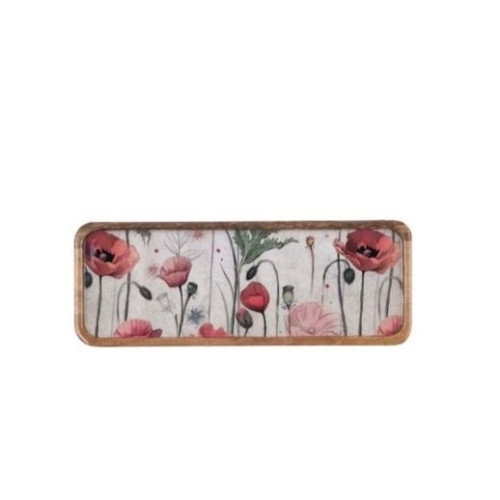 Vassoio coquelicot, Blanc Mariclo, Atelier Bologna