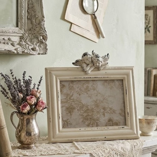 Cornice angeli, Atelier Bologna, Shabby Chic, Blanc Mariclò, Luxury