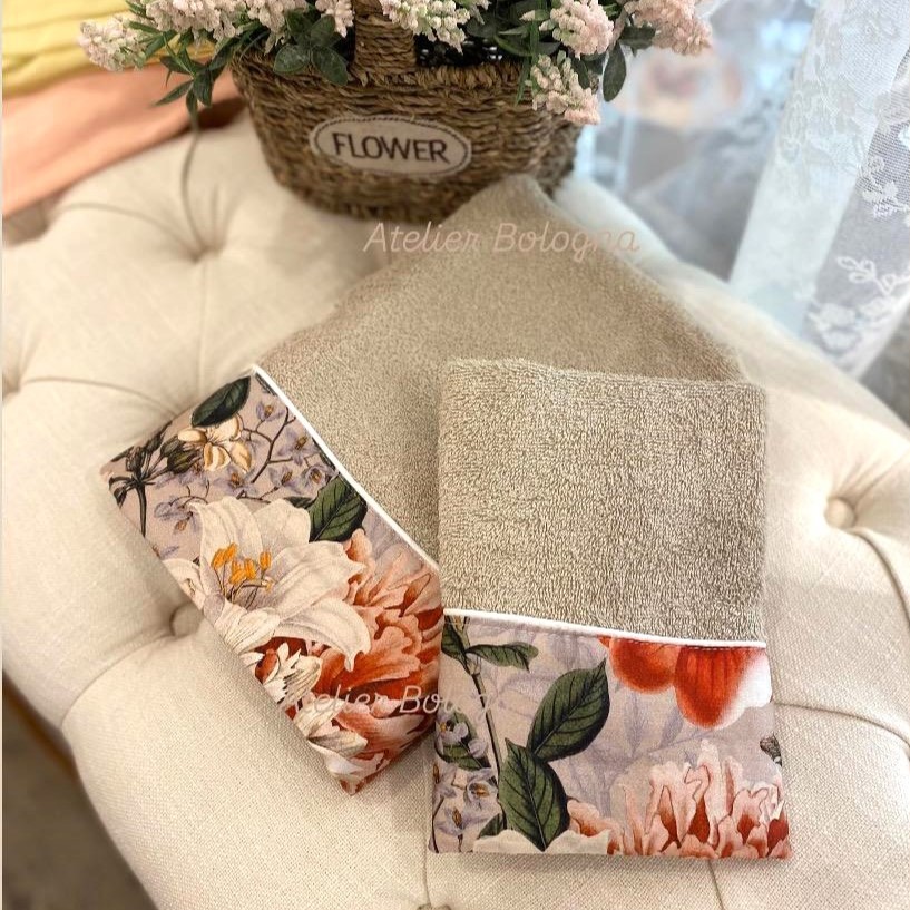 Set spugne Atelier Bologna, Blanc Mariclò, Opificio dei Sogni, Clayre & Eef. Shabby Chic, Contemporaneo