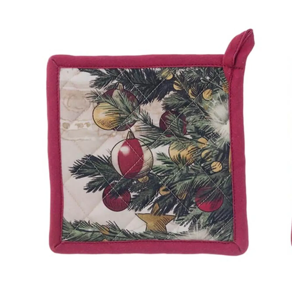 Coppia presine cm 20x20, Favola di Natale Blanc Mariclò - immagine 2