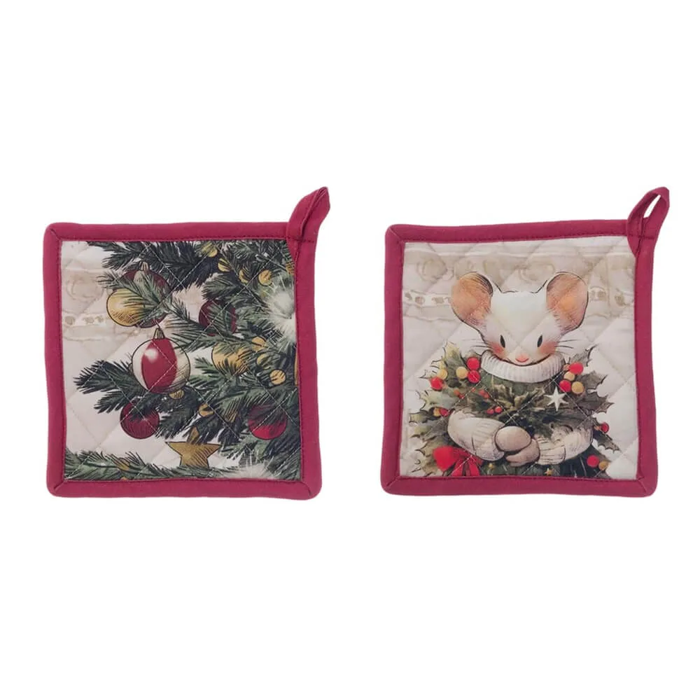 coppia presine Favola di Natale, Blanc Mariclò, Atelier Bologna