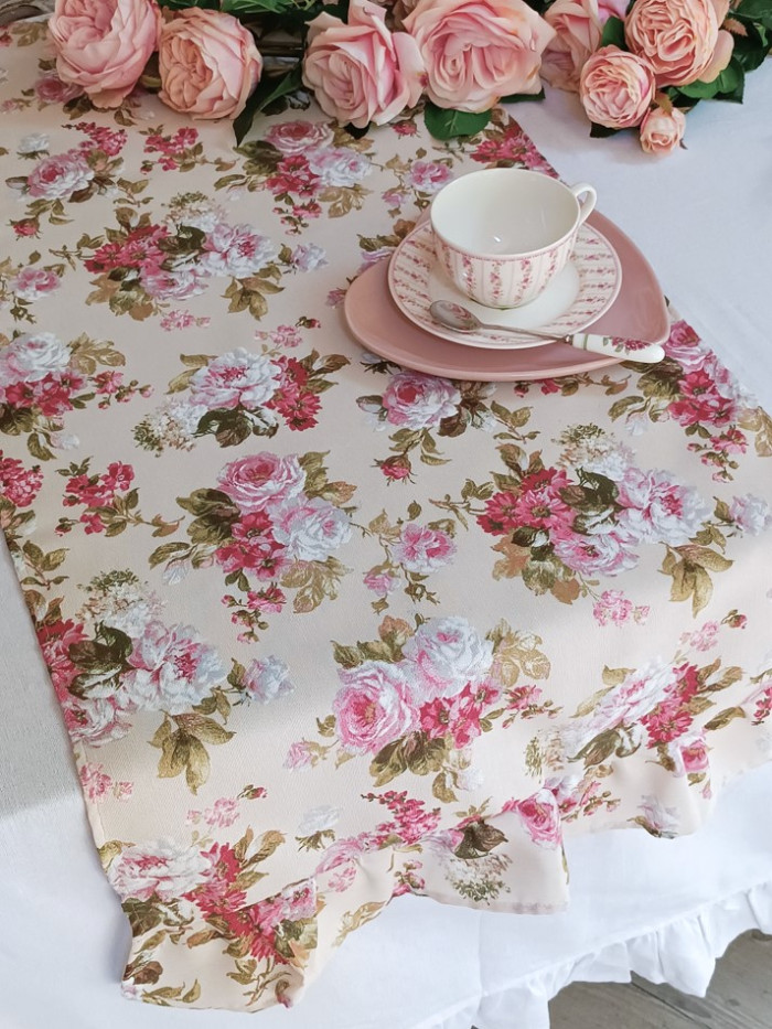 Runner Corinne, Atelier Bologna, Shabby Chic