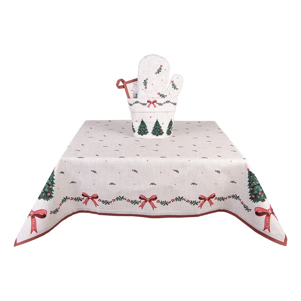 Tovaglia Albero di Natale cm 100x100 - immagine 3
