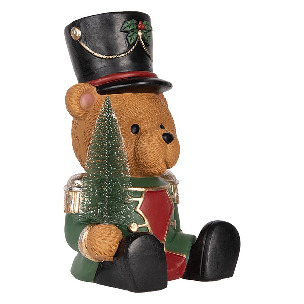 Statuina Orso Schiaccianoci cm 25x25x38h - immagine 2