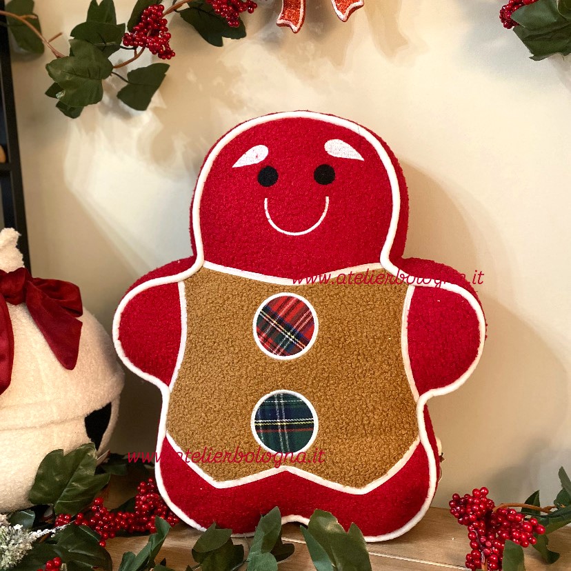 Cuscino decorativo natalizio , L'atelier 17, Atelier Bologna