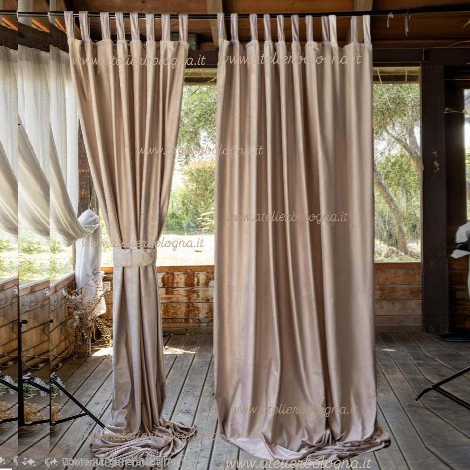 Tenda Caresse, Atelier Bologna, Velluto